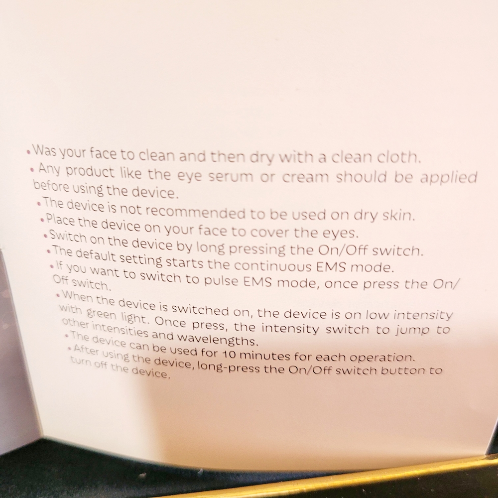 Predire LED Eye Mask - Picture 9 of 9